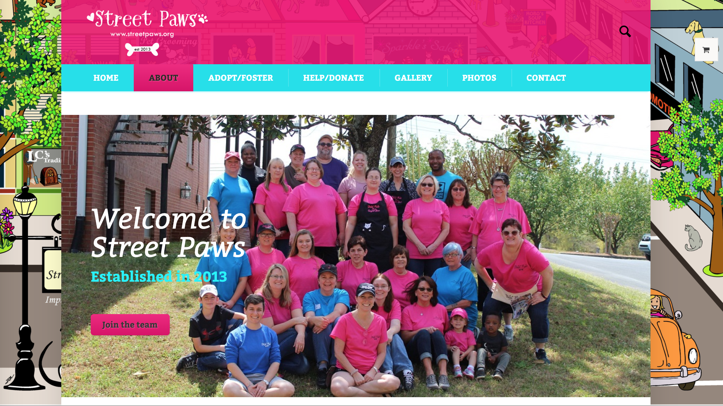 Street Paws Website 1