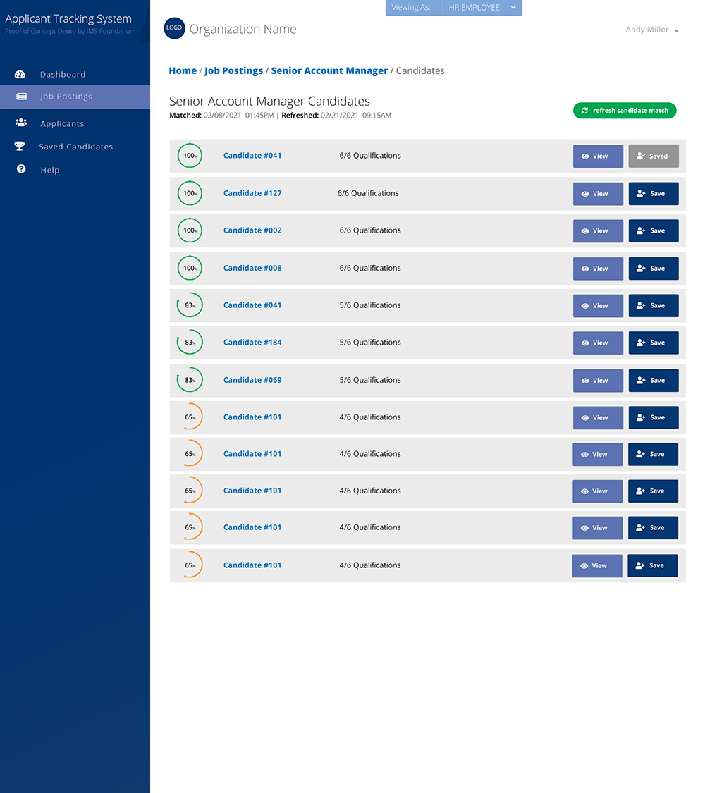 Proof of Concept Project - Job Candidate Ranking 1