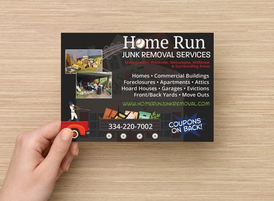 Homerun Junk Removal Flyer Design 1